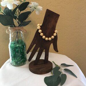 Gold Yellow Pearl Bracelet